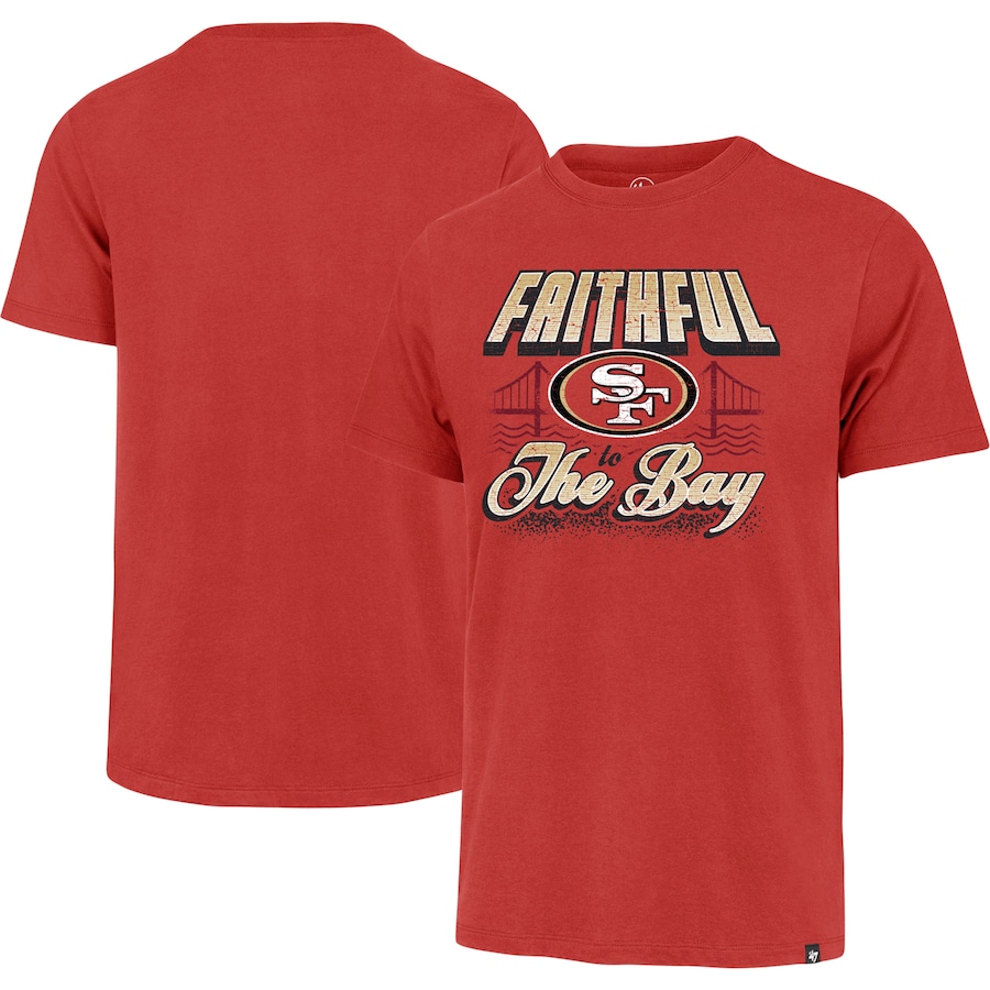 San Francisco 49ers '47 Scarlet Faithful to the Bay Regional Franklin T-Shirt - Man