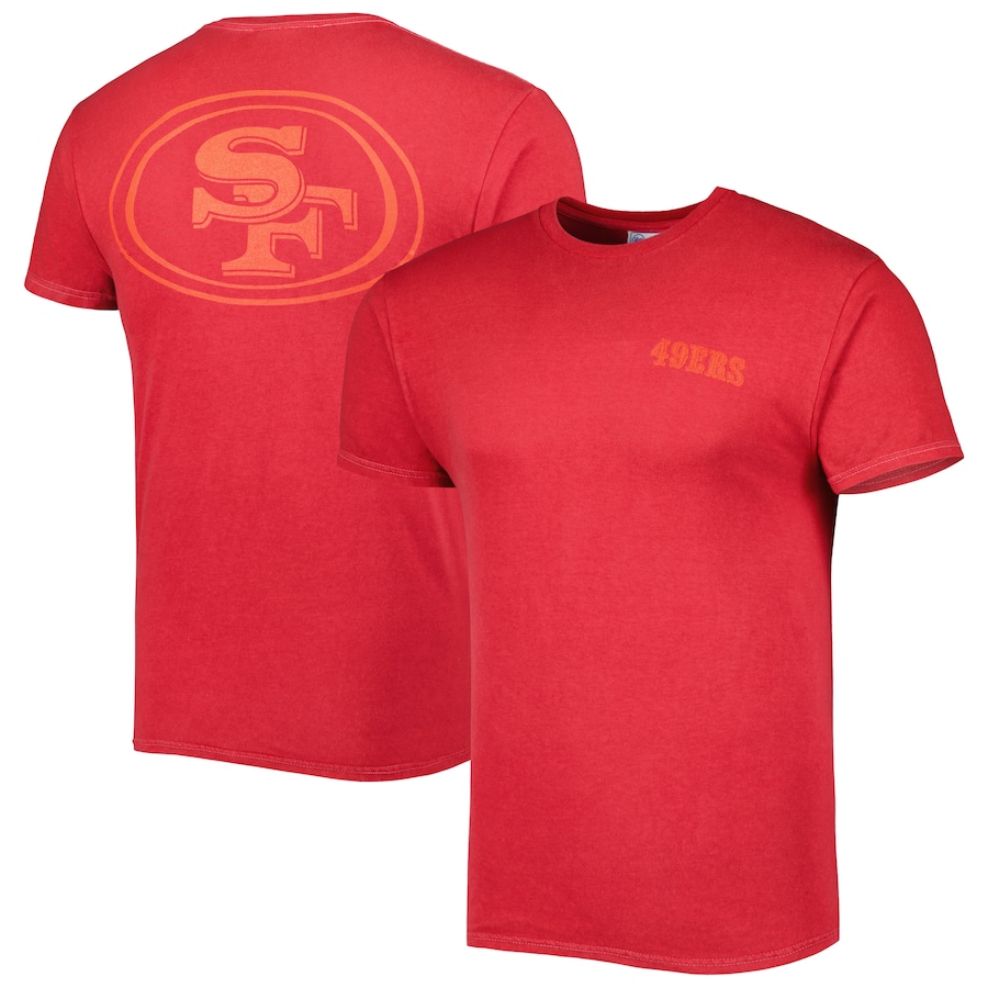San Francisco 49ers '47 Scarlet Fast Track Tonal Highlight T-Shirt - Man
