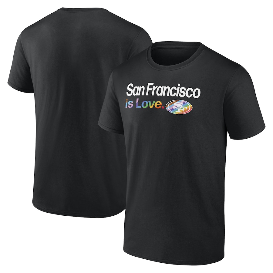 San Francisco 49ers Black City Pride Team T-Shirt - Man