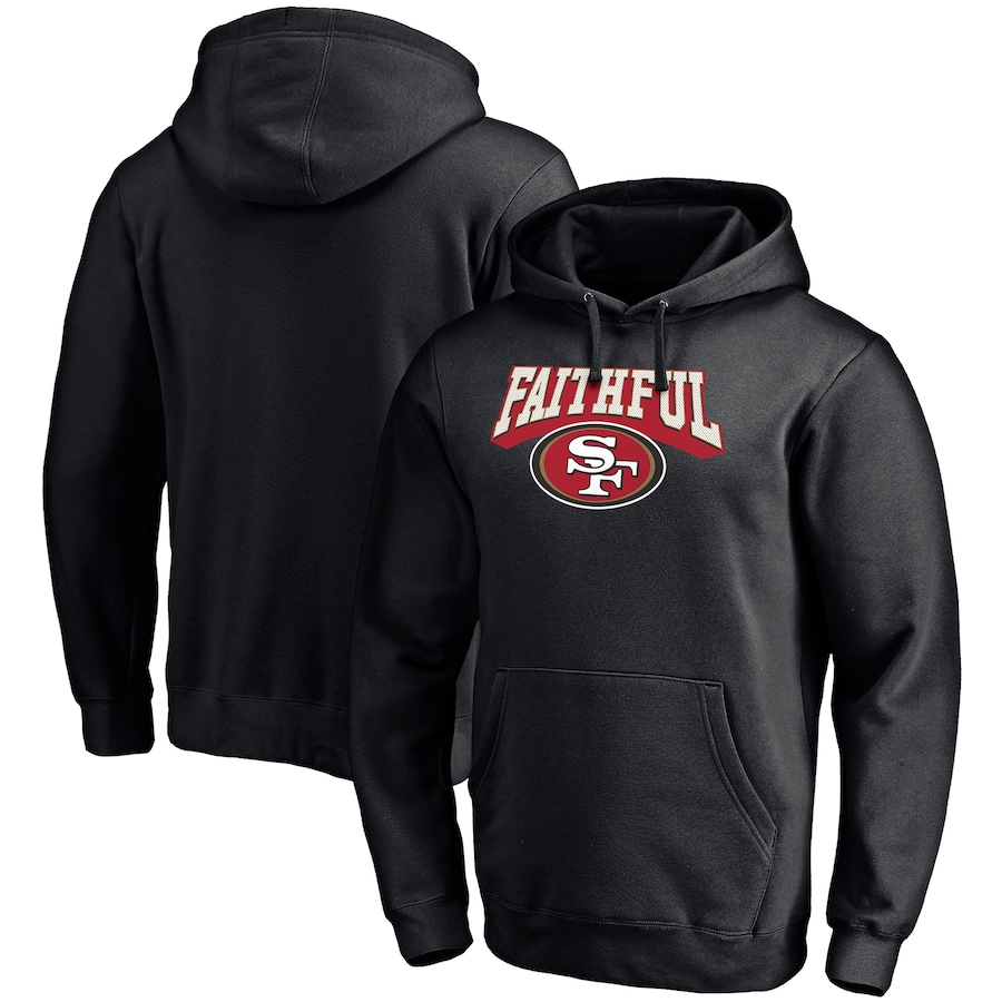 San Francisco 49ers Black Hometown Fitted Pullover Hoodie - Man San Francisco 49ers Black Hometown Fitted Pullover Hoodie - Man