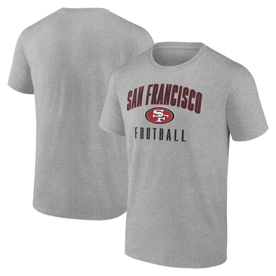 San Francisco 49ers Heather Gray Game Legend T-Shirt - Man San Francisco 49ers Heather Gray Game Legend T-Shirt - Man