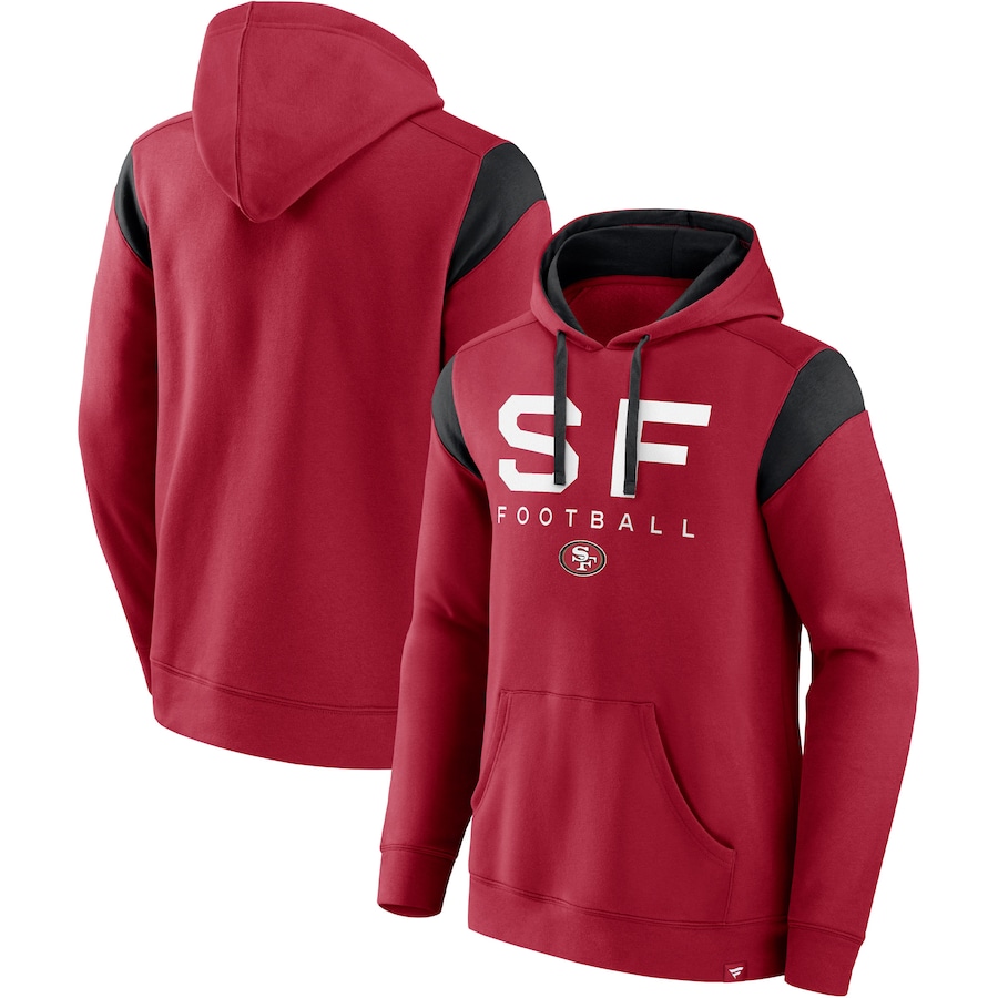 San Francisco 49ers Scarlet Call The Shot Pullover Hoodie - Man