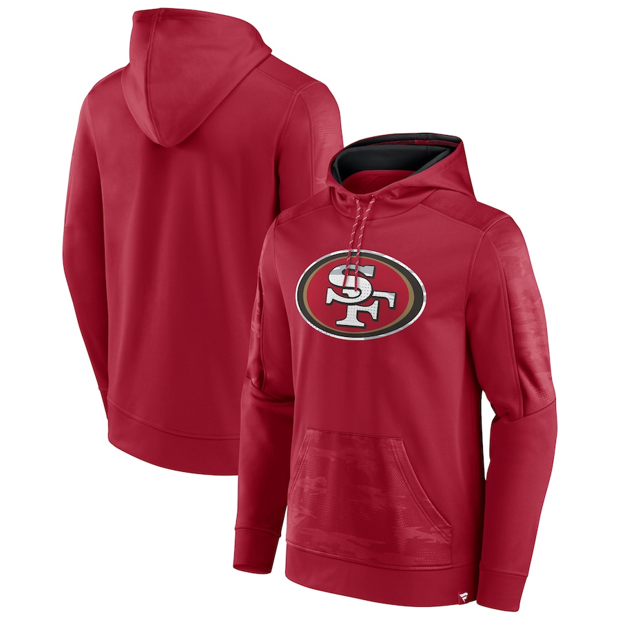 San Francisco 49ers Scarlet On The Ball Pullover Hoodie - Man