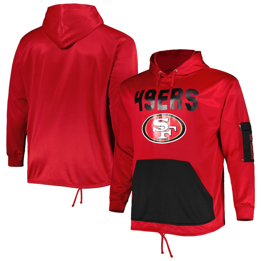 San Francisco 49ers Scarlet Pullover Hoodie - Man San Francisco 49ers Scarlet Pullover Hoodie - Man