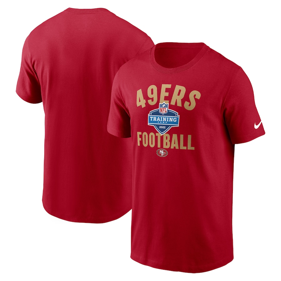 San Francisco 49ers Football Scarlet 2022 Training Camp Athletic T-Shirt - Man San Francisco 49ers Football Scarlet 2022 Training Camp Athletic T-Shirt - Man