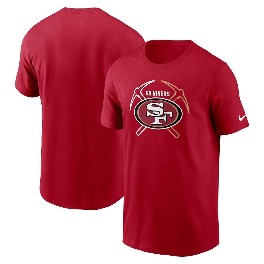 San Francisco 49ers Football Scarlet Essential Local Phrase T-Shirt - Man San Francisco 49ers Football Scarlet Essential Local Phrase T-Shirt - Man