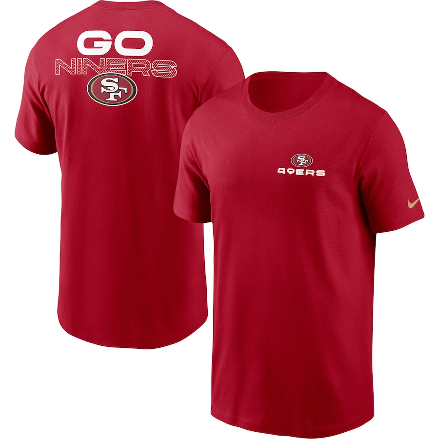 San Francisco 49ers Football Scarlet Local Phrase T-Shirt - Man San Francisco 49ers Football Scarlet Local Phrase T-Shirt - Man