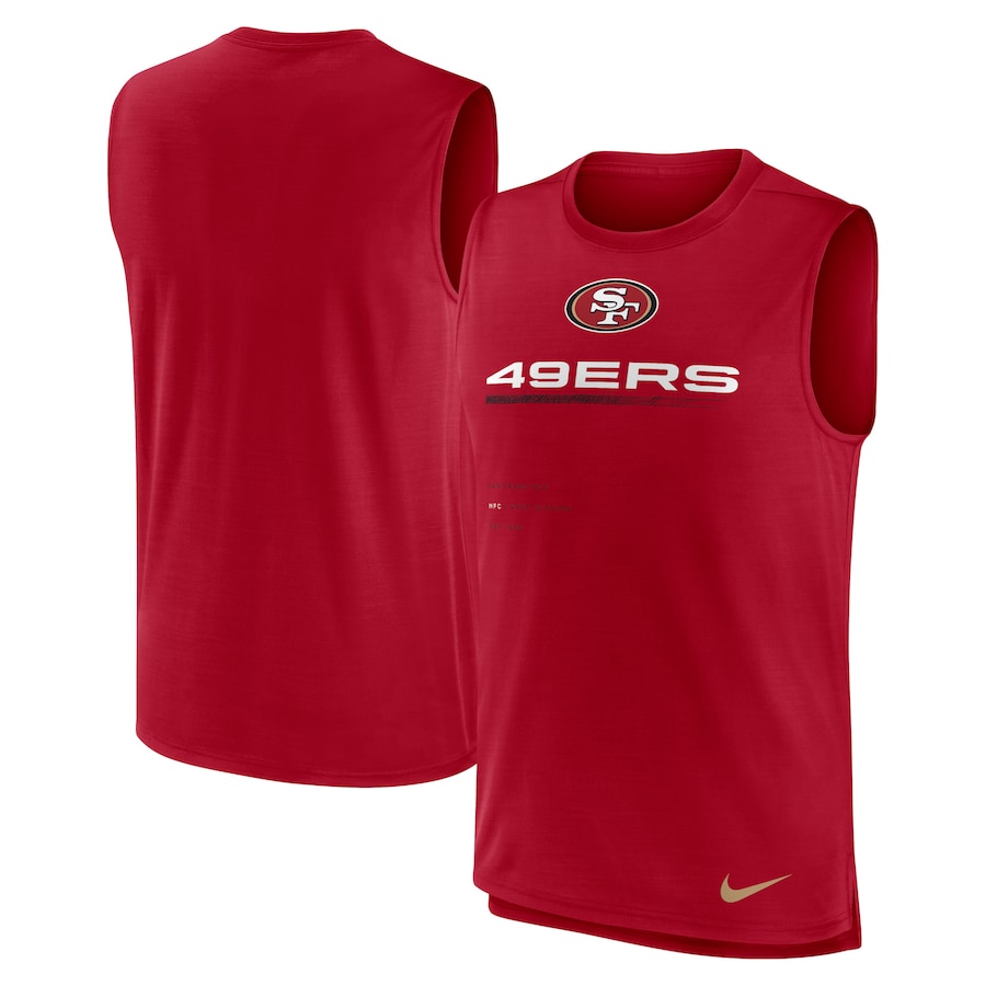 San Francisco 49ers Football Scarlet Muscle Trainer Tank Top - Man San Francisco 49ers Football Scarlet Muscle Trainer Tank Top - Man