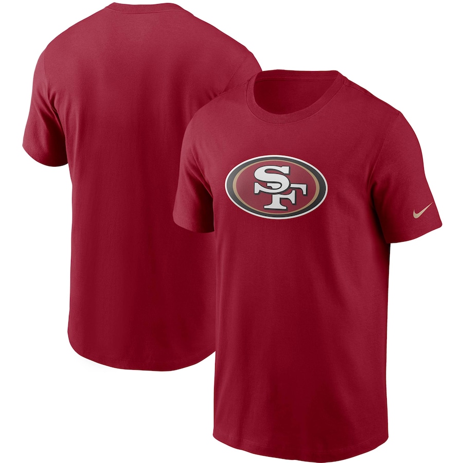 San Francisco 49ers Football Scarlet Primary Logo T-Shirt - Man San Francisco 49ers Football Scarlet Primary Logo T-Shirt - Man