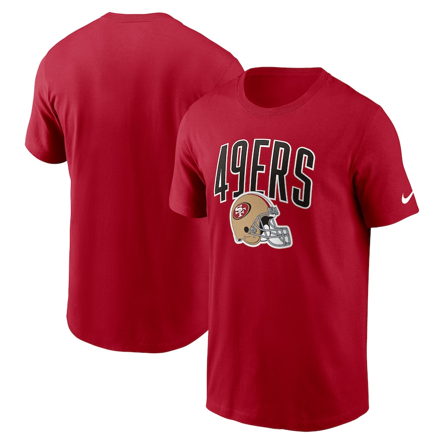 San Francisco 49ers Football Scarlet Team Athletic T-Shirt - Man San Francisco 49ers Football Scarlet Team Athletic T-Shirt - Man