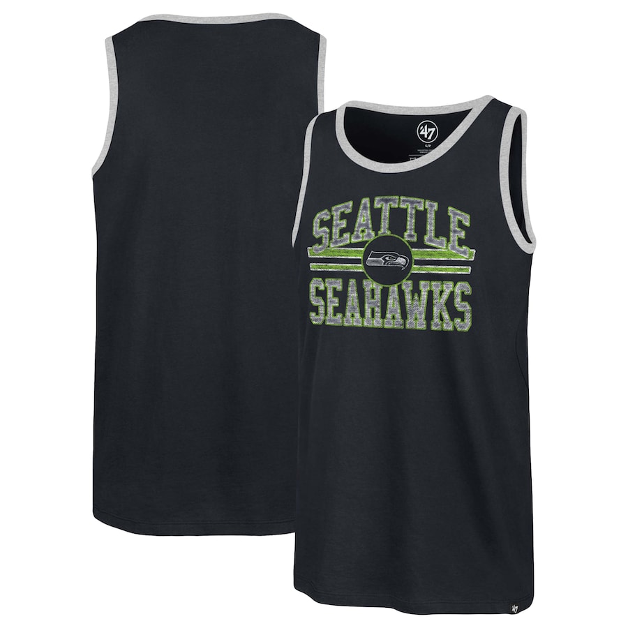 Seattle Seahawks '47 College Navy Winger Franklin Tank Top - Man