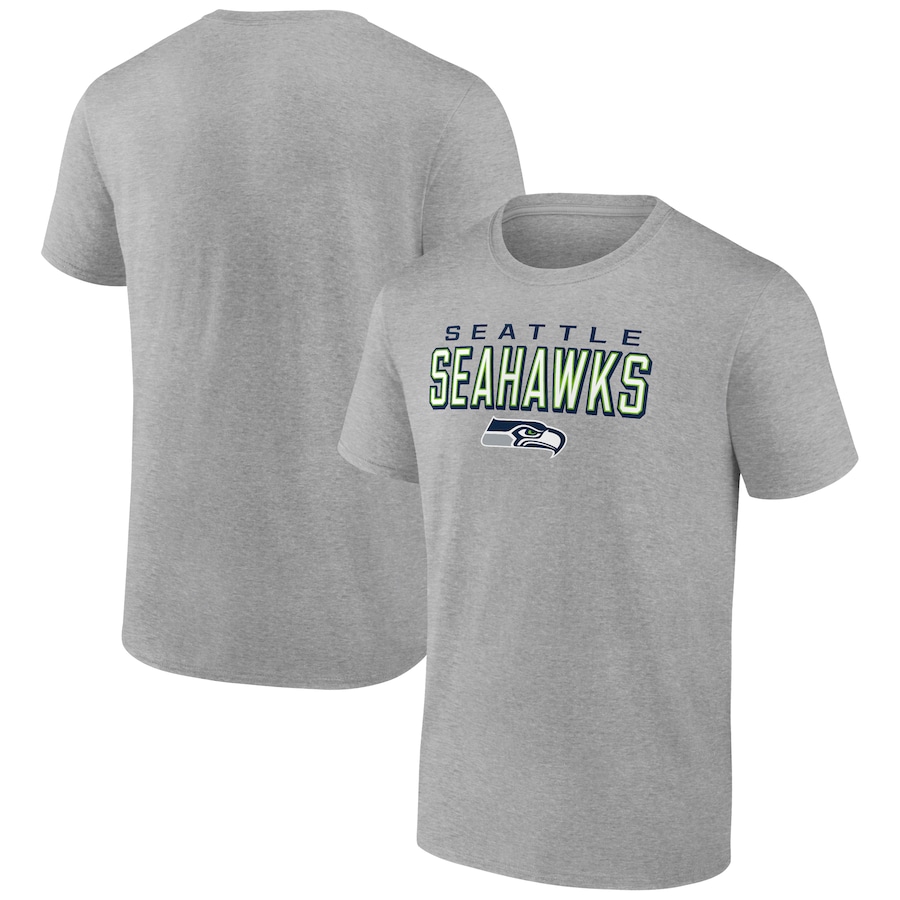 Seattle Seahawks Heather Gray Swagger T-Shirt - Man Seattle Seahawks Heather Gray Swagger T-Shirt - Man