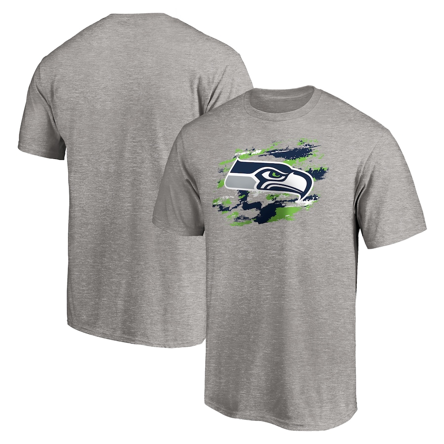 Seattle Seahawks Heather Gray True Color T-Shirt - Man Seattle Seahawks Heather Gray True Color T-Shirt - Man