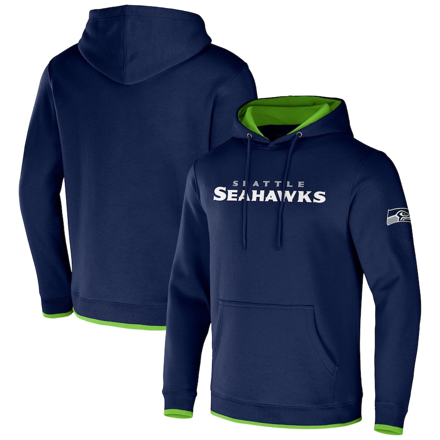 Seattle Seahawks NFL x Darius Rucker Collection by USASportsStoreCollege Navy Pullover Hoodie - Man Seattle Seahawks NFL x Darius Rucker Collection by USASportsStoreCollege Navy Pullover Hoodie - Man