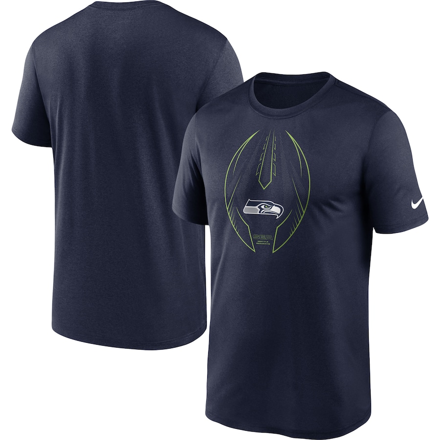 Seattle Seahawks Football Navy Team Legend Icon Performance T-Shirt - Man