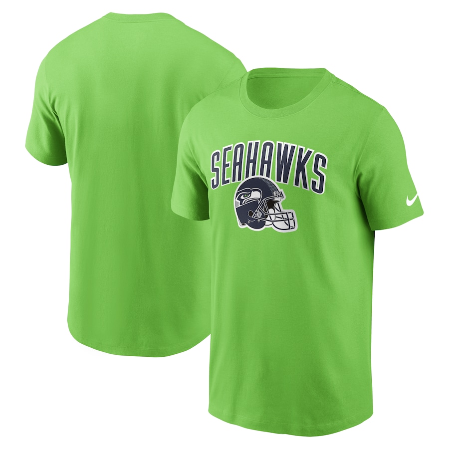 Seattle Seahawks Football Neon Green Team Athletic T-Shirt - Man Seattle Seahawks Football Neon Green Team Athletic T-Shirt - Man