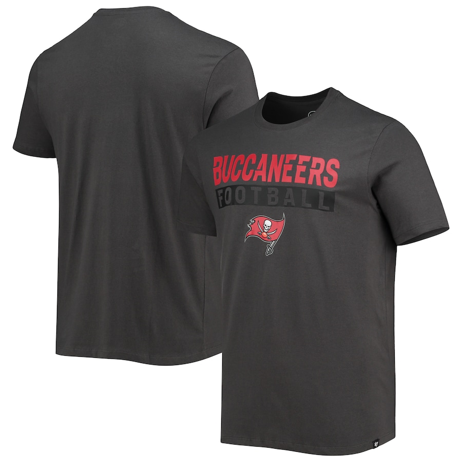 Tampa Bay Buccaneers '47 Charcoal Dark Ops Super Rival T-Shirt - Man