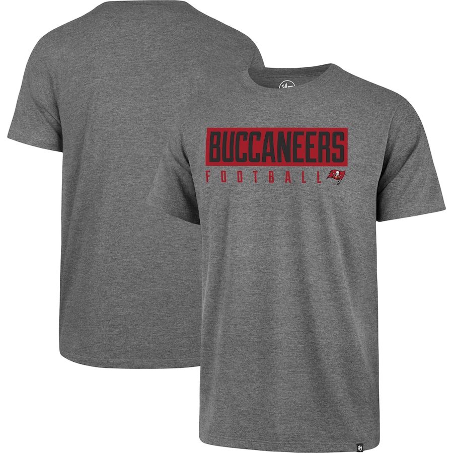 Tampa Bay Buccaneers '47 Heathered Gray Dub Major Super Rival T-Shirt - Man