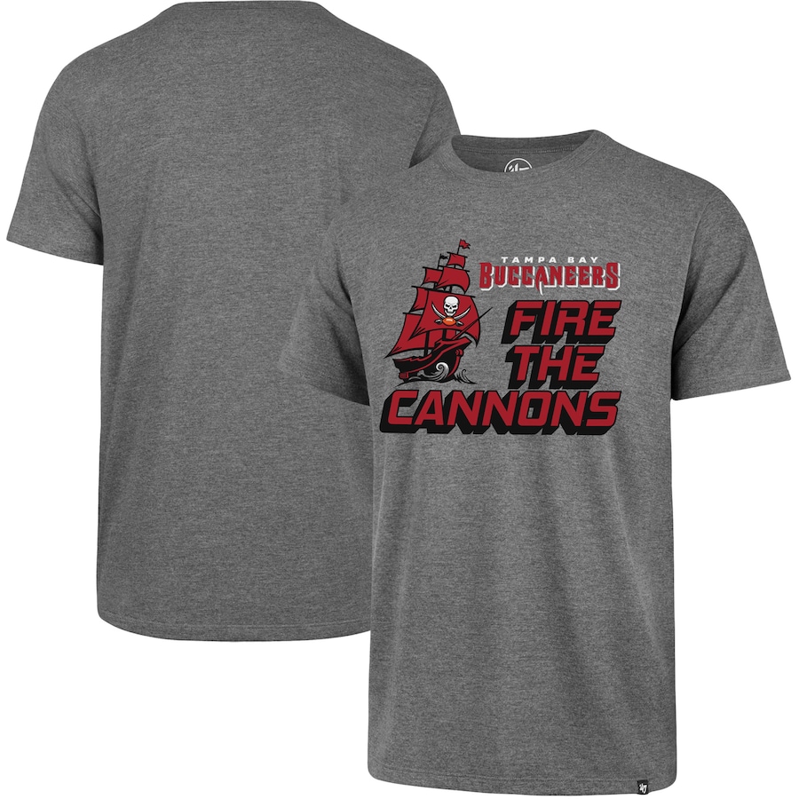 Tampa Bay Buccaneers '47 Heathered Gray Regional Super Rival Fire The Cannons T-Shirt - Man