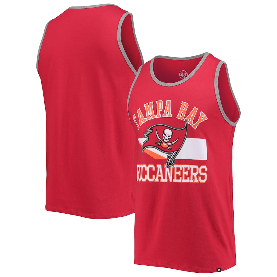 Tampa Bay Buccaneers '47 Red Edge Super Rival Tank Top - Man