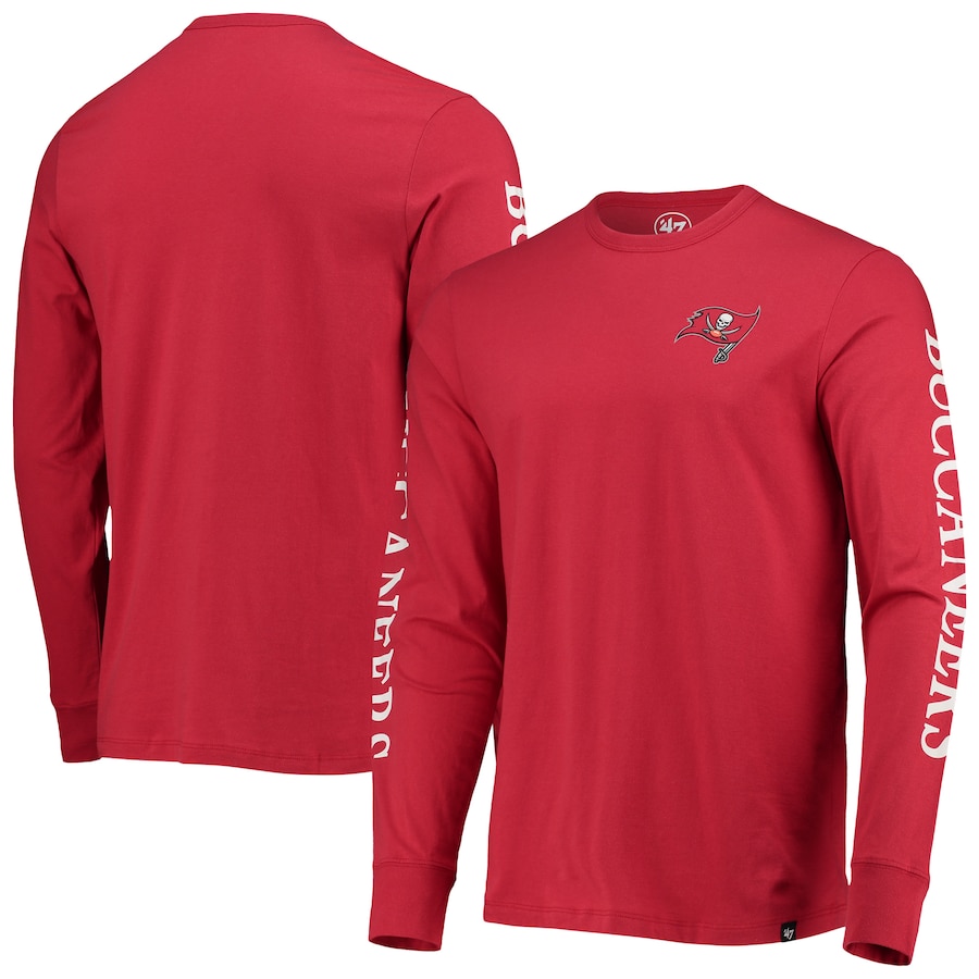 Tampa Bay Buccaneers '47 Red Franklin Long Sleeve T-Shirt - Man