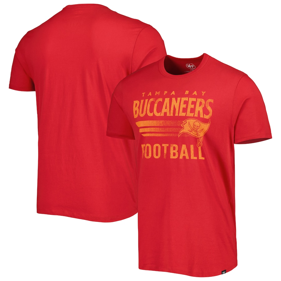Tampa Bay Buccaneers '47 Red Wordmark Rider Franklin T-Shirt - Man