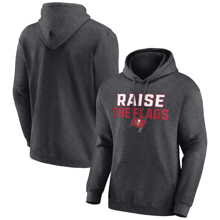 Tampa Bay Buccaneers Charcoal Victory Earned Pullover Hoodie - Man Tampa Bay Buccaneers Charcoal Victory Earned Pullover Hoodie - Man