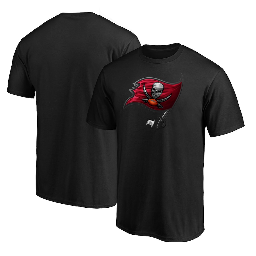 Tampa Bay Buccaneers Black Midnight Mascot T-Shirt - Man