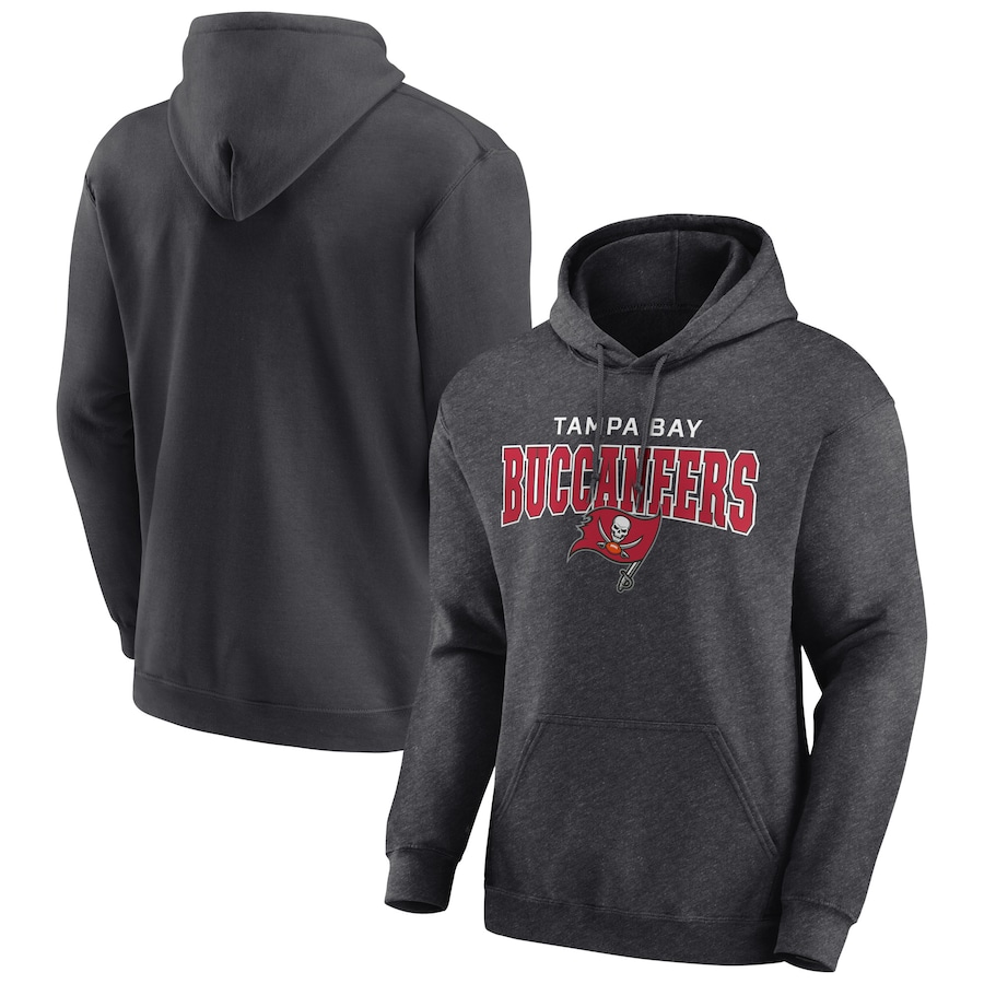 Tampa Bay Buccaneers Charcoal Continued Dynasty Pullover Hoodie - Man Tampa Bay Buccaneers Charcoal Continued Dynasty Pullover Hoodie - Man