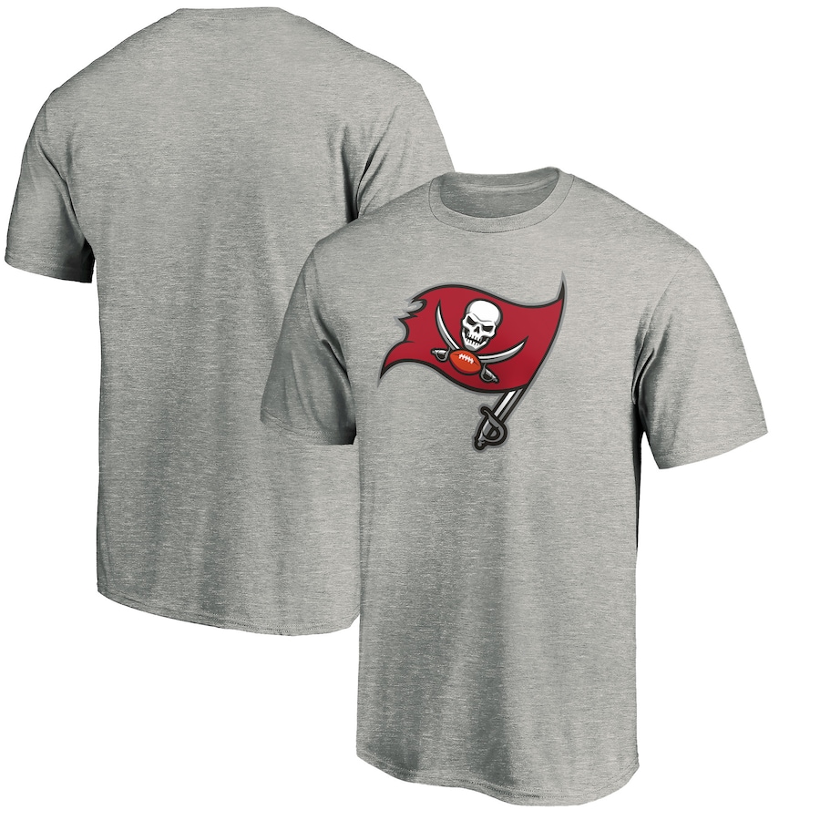 Tampa Bay Buccaneers Gray Primary Logo Team T-Shirt - Man