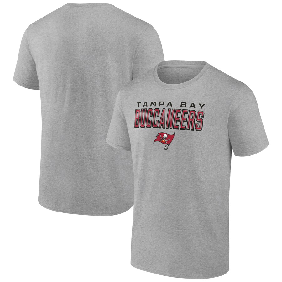 Tampa Bay Buccaneers Heather Gray Swagger T-Shirt - Man
