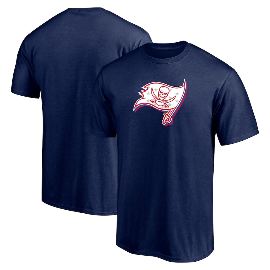 Tampa Bay Buccaneers Navy Red White and Team T-Shirt - Man