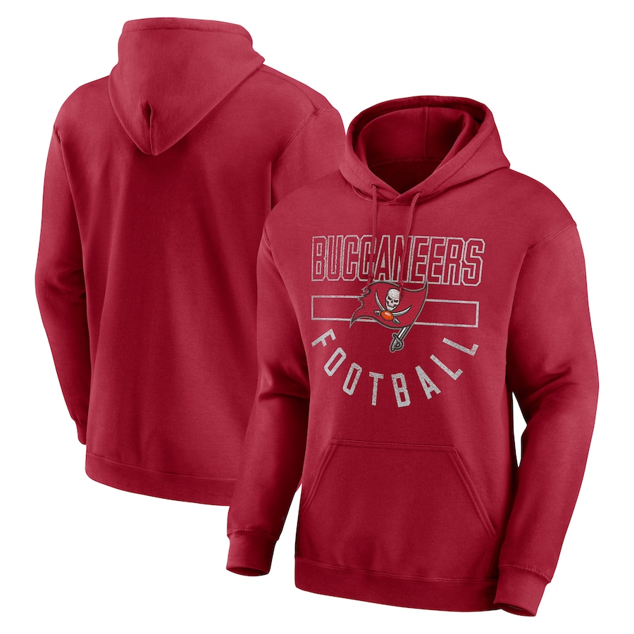 Tampa Bay Buccaneers Red Bubble Screen Pullover Hoodie - Man