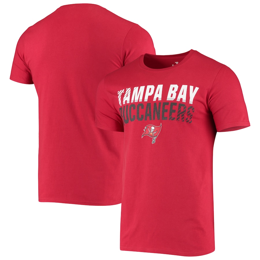 Tampa Bay Buccaneers Red Fade Out T-Shirt - Man Tampa Bay Buccaneers Red Fade Out T-Shirt - Man