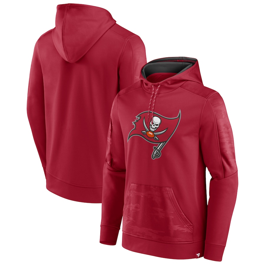 Tampa Bay Buccaneers Red On The Ball Pullover Hoodie - Man