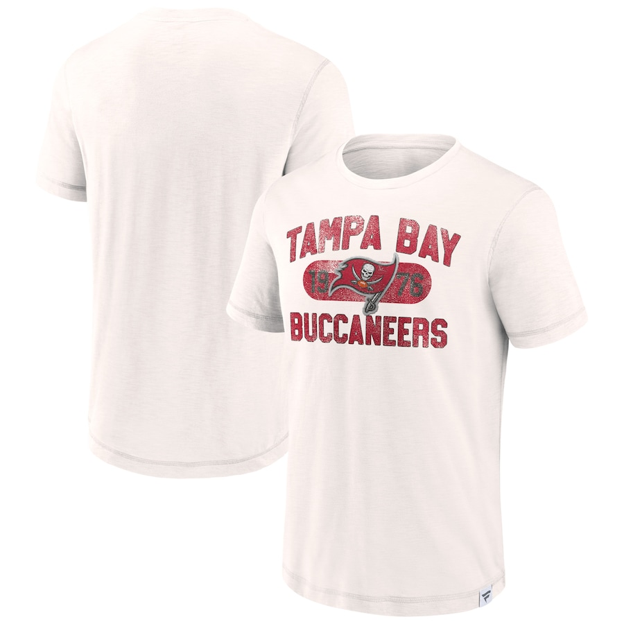 Tampa Bay Buccaneers White Team Act Fast T-Shirt - Man