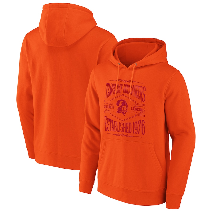 Tampa Bay Buccaneers NFL x Darius Rucker Collection by USASportsStoreOrange 2-Hit Pullover Hoodie - Man