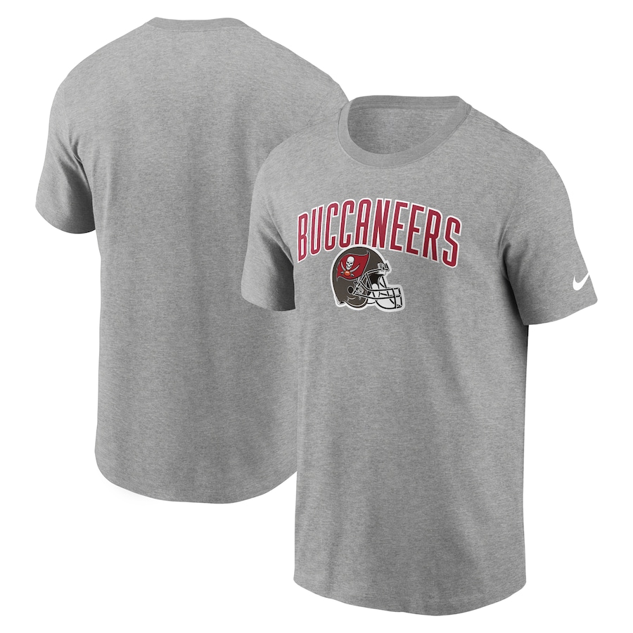 Tampa Bay Buccaneers Football Heathered Gray Team Athletic T-Shirt - Man Tampa Bay Buccaneers Football Heathered Gray Team Athletic T-Shirt - Man