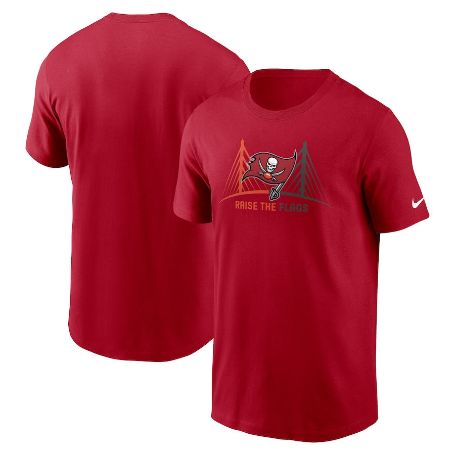 Tampa Bay Buccaneers Football Red Essential Local Phrase T-Shirt - Man Tampa Bay Buccaneers Football Red Essential Local Phrase T-Shirt - Man