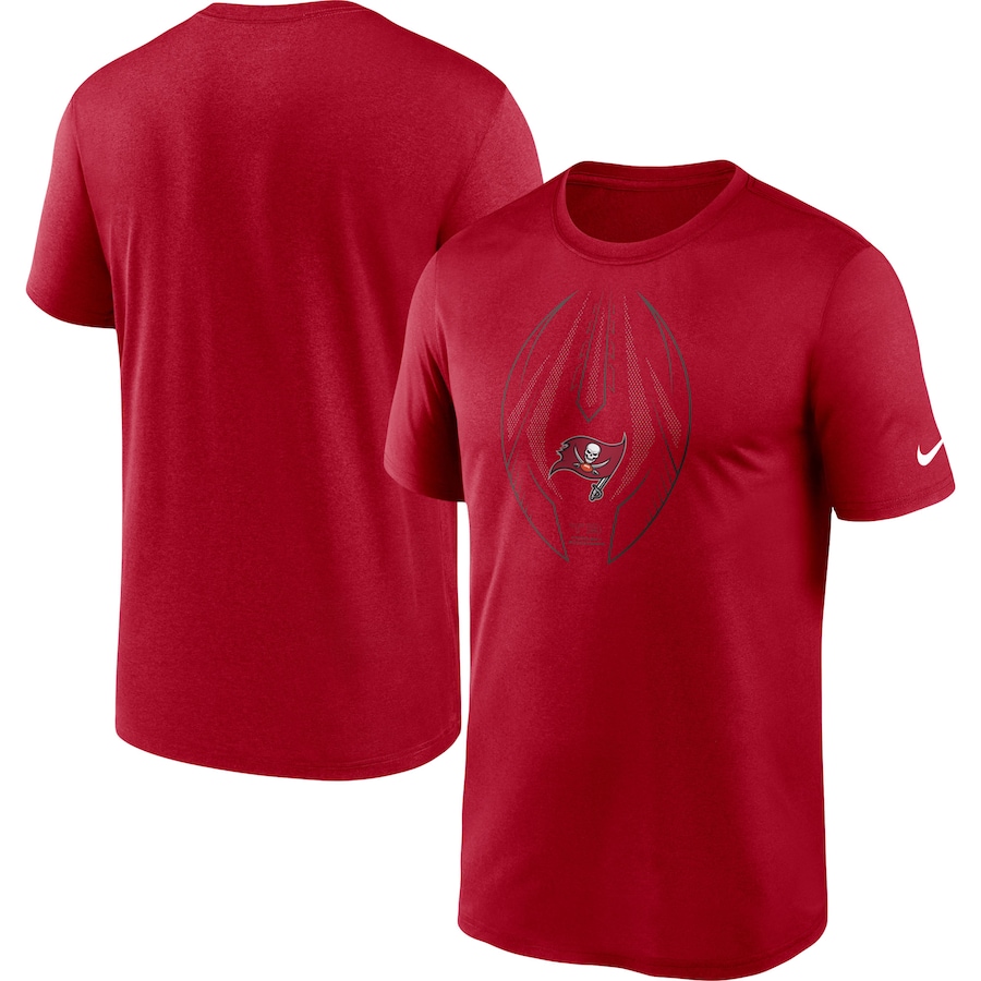 Tampa Bay Buccaneers Football Red Team Legend Icon Performance T-Shirt - Man