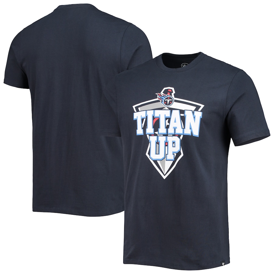 Tennessee Titans '47 Navy Regional Super Rival Titan Up T-Shirt - Man Tennessee Titans '47 Navy Regional Super Rival Titan Up T-Shirt - Man