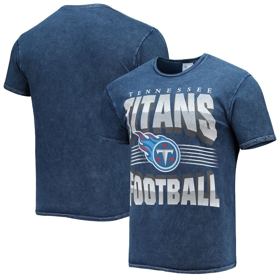 Tennessee Titans '47 Navy Rocker Vintage Tubular T-Shirt - Man Tennessee Titans '47 Navy Rocker Vintage Tubular T-Shirt - Man