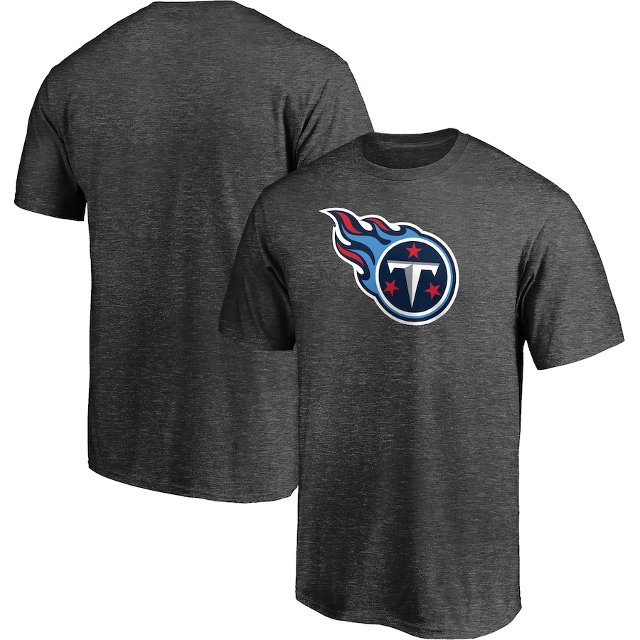 Tennessee Titans Gray Primary Logo T-Shirt - Man