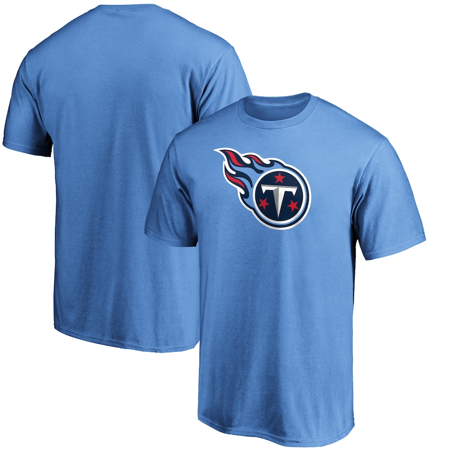 Tennessee Titans Light Blue Primary Logo T-Shirt - Man