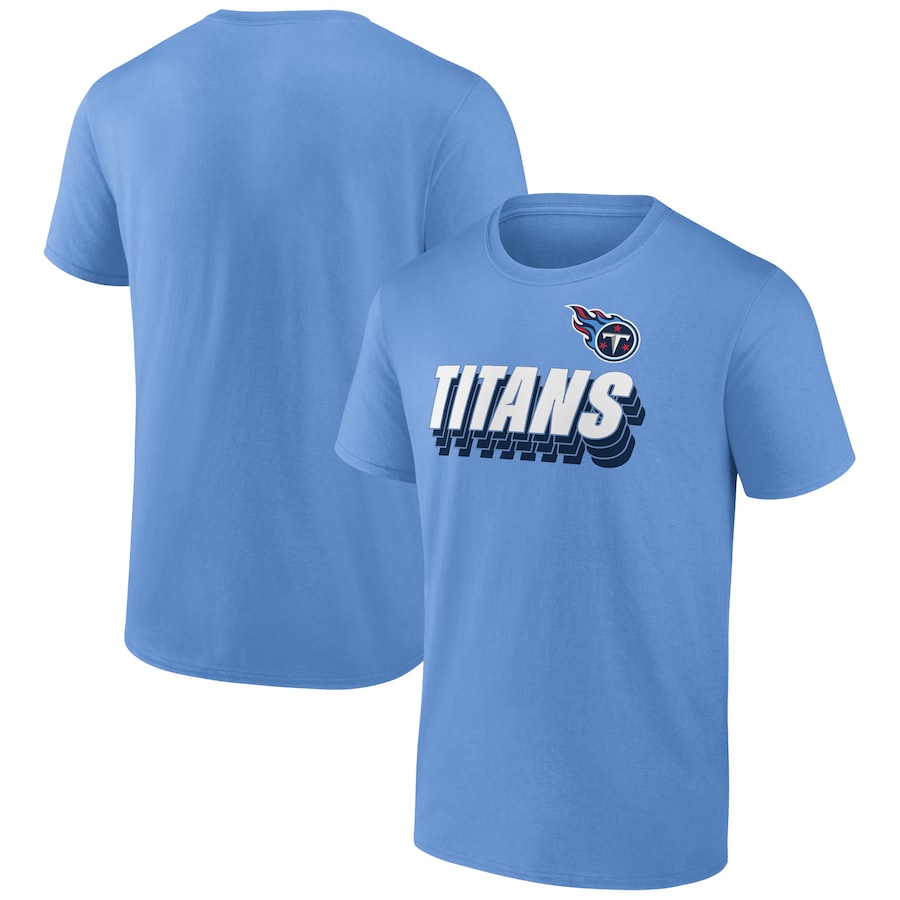 Tennessee Titans Light Blue Strike Back T-Shirt - Man Tennessee Titans Light Blue Strike Back T-Shirt - Man