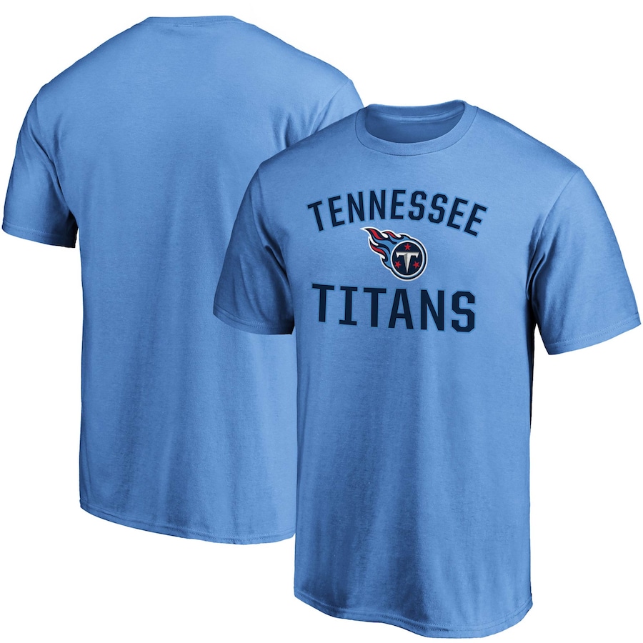 Tennessee Titans Light Blue Victory Arch T-Shirt - Man Tennessee Titans Light Blue Victory Arch T-Shirt - Man