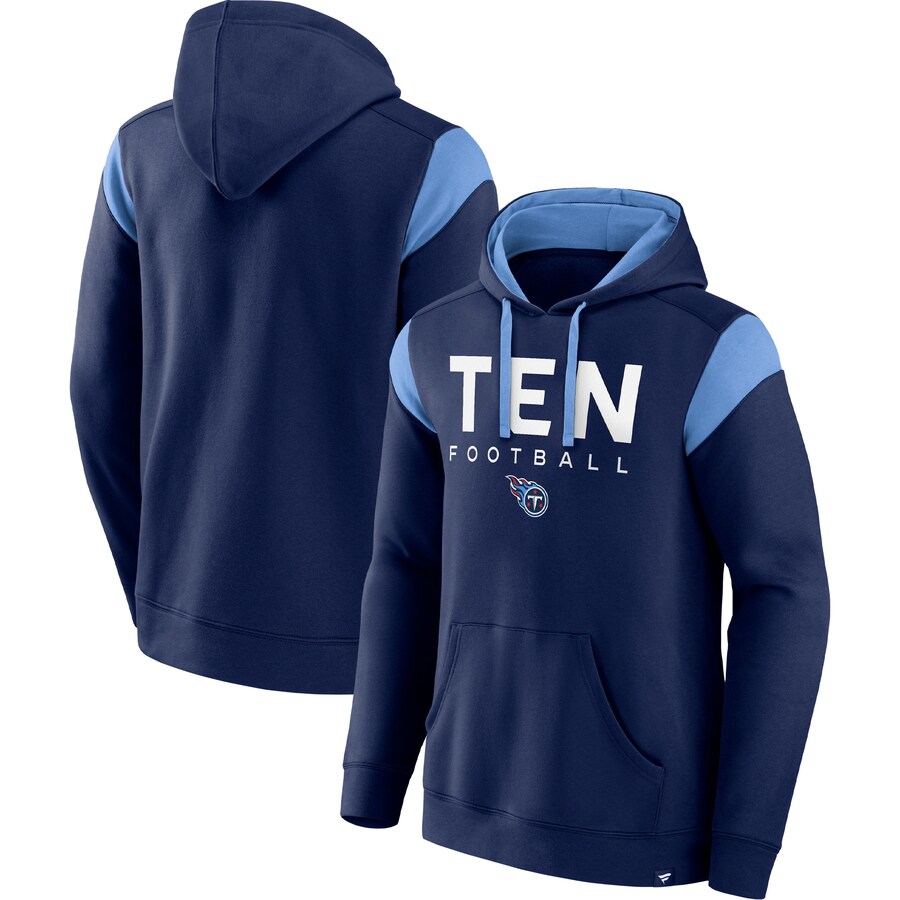 Tennessee Titans Navy Call The Shot Pullover Hoodie - Man Tennessee Titans Navy Call The Shot Pullover Hoodie - Man