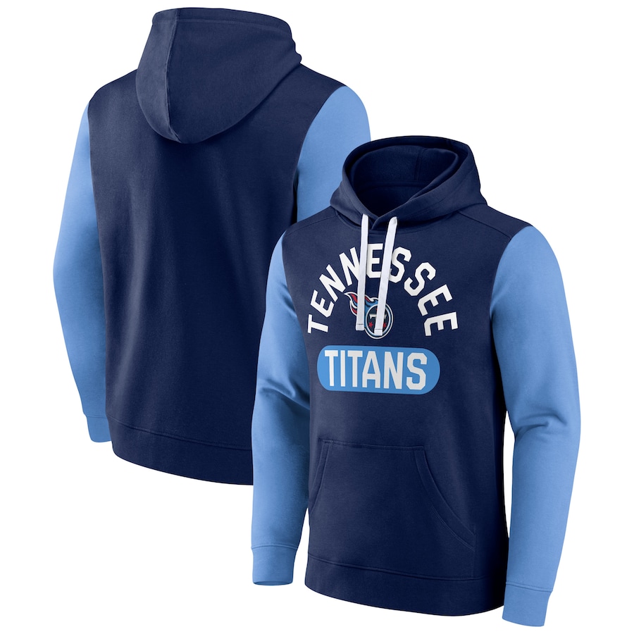 Tennessee Titans Navy Extra Point Pullover Hoodie - Man Tennessee Titans Navy Extra Point Pullover Hoodie - Man