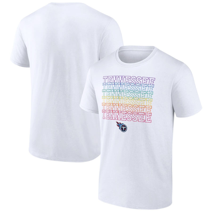 Tennessee Titans White City Pride T-Shirt - Man Tennessee Titans White City Pride T-Shirt - Man