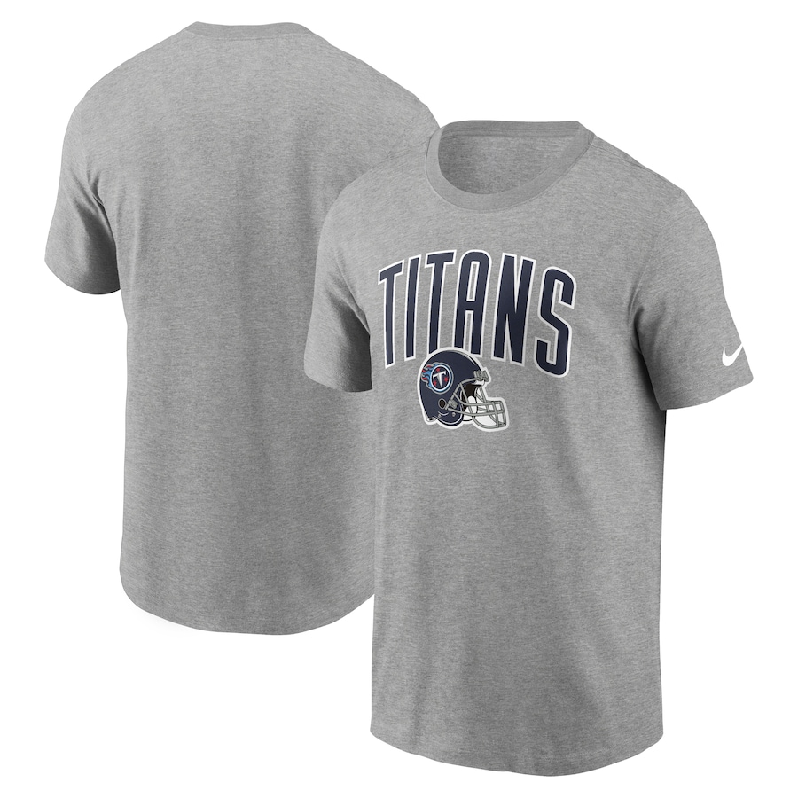 Tennessee Titans Football Heathered Gray Team Athletic T-Shirt - Man